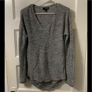BOGO! Two Tone Grey Knit Sweater